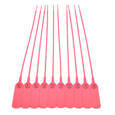 305 mm Pull Tight Plastic Seal Tag para seguridad a prueba de alteraciones 380 N Resistencia a la tracción