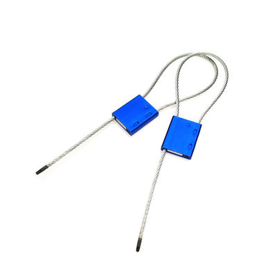 Azul US-CC251 Sello de aluminio a prueba de manipulación Contenedor de seguridad de metal Sellos apretados 26*22*6 mm