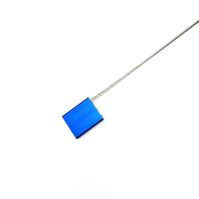 Azul US-CC251 Sello de aluminio a prueba de manipulación Contenedor de seguridad de metal Sellos apretados 26*22*6 mm
