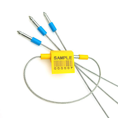 250*27.5*12.4 mm Impreso por láser US-CC182B Seguridad de contenedores de camiones Sello de cable de logística de bloqueo automático