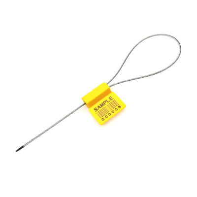 Proteger los cables con ABS recubierto de alambre de acero de etiqueta de seguridad del cable de bloqueo de sellos 1.8mm