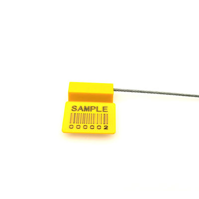 Proteger los cables con ABS recubierto de alambre de acero de etiqueta de seguridad del cable de bloqueo de sellos 1.8mm