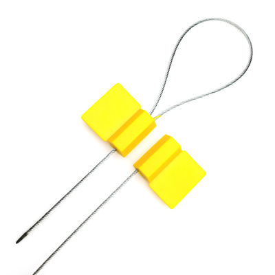 Proteger los cables con ABS recubierto de alambre de acero de etiqueta de seguridad del cable de bloqueo de sellos 1.8mm