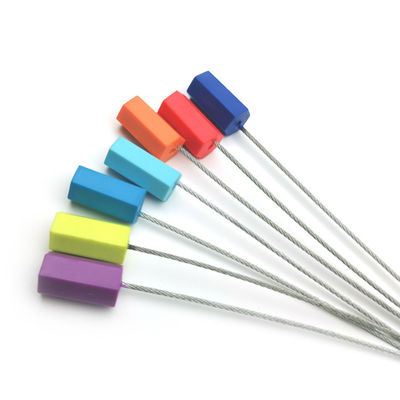 ABS desechable, respetuoso con el medio ambiente, de 1.8 mm, de seguridad hexagonal, sellado por cable de plástico