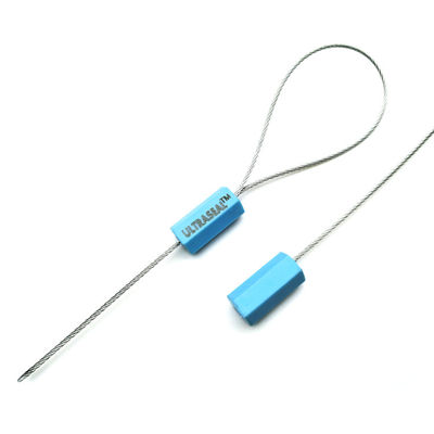 ABS desechable, respetuoso con el medio ambiente, de 1.8 mm, de seguridad hexagonal, sellado por cable de plástico