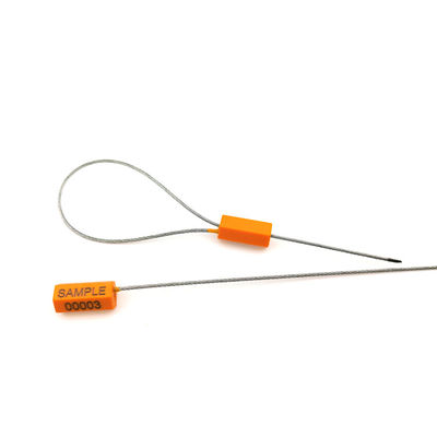 ABS desechable, respetuoso con el medio ambiente, de 1.8 mm, de seguridad hexagonal, sellado por cable de plástico