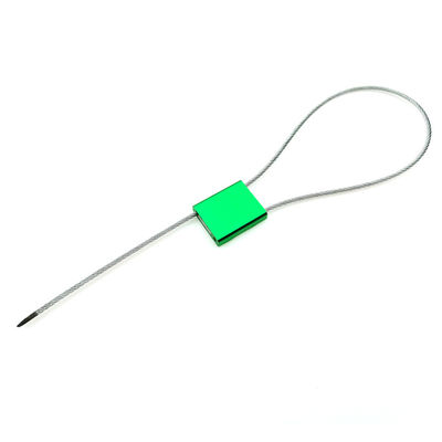 Área de marcado 26*22mm Tirar Contenedor de seguridad a prueba de manipulación cerradura de sellos de cable numerados