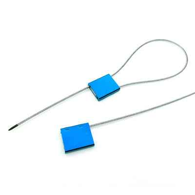 Área de marcado 26*22mm Tirar Contenedor de seguridad a prueba de manipulación cerradura de sellos de cable numerados