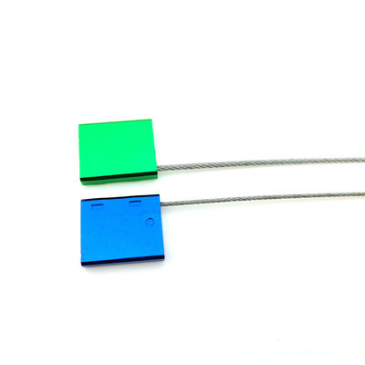 Área de marcado 26*22mm Tirar Contenedor de seguridad a prueba de manipulación cerradura de sellos de cable numerados