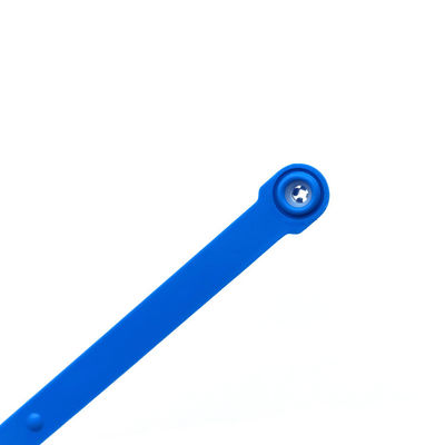 Sello de seguridad de camión de plástico de 250 mm de longitud a prueba de manipulación de bloqueo automático para protección de carga
