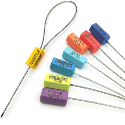 ABS desechable, respetuoso con el medio ambiente, de 1.8 mm, de seguridad hexagonal, sellado por cable de plástico