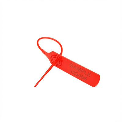 Área de marcado L 38*W 20 mm 200 mm Código de barras Logotipo Numerado Bolsas de plástico Sello de seguridad para el banco