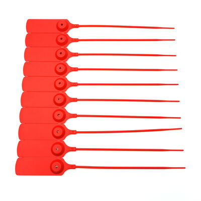 Área de marcado L 38*W 20 mm 200 mm Código de barras Logotipo Numerado Bolsas de plástico Sello de seguridad para el banco