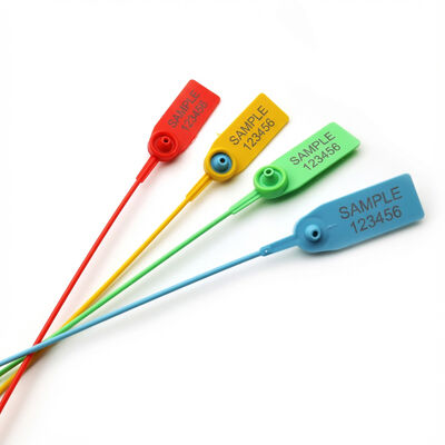 Sellos de plástico de bloqueo automático para el marcado de remolques a prueba de manipulación Duración de trabajo 300 mm