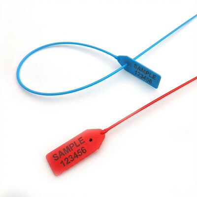 Contenedor de seguridad de sello de acero inoxidable Bloqueo de tira con láser / estampado en caliente Impresión US-PS550