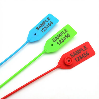 Contenedor de seguridad de sello de acero inoxidable Bloqueo de tira con láser / estampado en caliente Impresión US-PS550