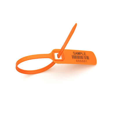 US-PS400FT Sello de seguridad desechable ajustable de plástico de tira y tensión numerado para seguridad