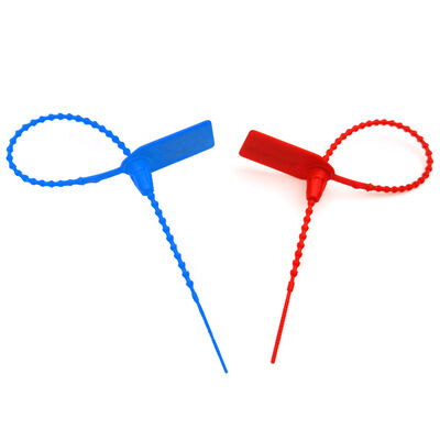 250*19*15,5 mm Ropa Etiqueta de sello de seguridad de plástico para impresión con láser / estampado en caliente