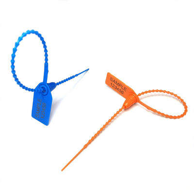 250*19*15,5 mm Ropa Etiqueta de sello de seguridad de plástico para impresión con láser / estampado en caliente