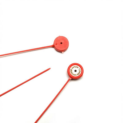 Sello de seguridad de cable de alambre de plástico con impresión láser y área de marcado de 1/2 R 4,2 mm