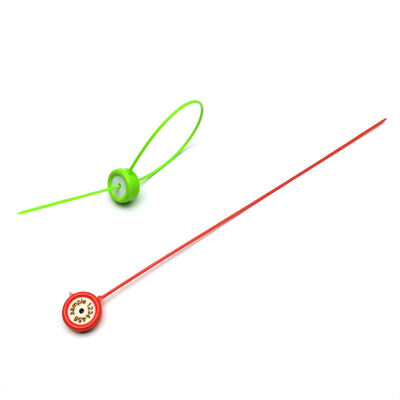 Sello de seguridad de cable de alambre de plástico con impresión láser y área de marcado de 1/2 R 4,2 mm