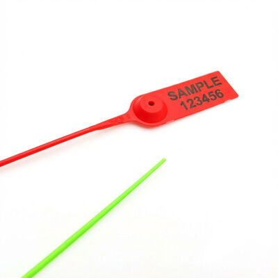 US-PS200C / US-PS350C Serie 450mm Pull Tight Lock Impresión láser sello de seguridad de camión de plástico