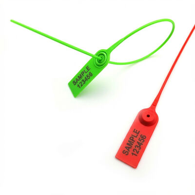 US-PS200C / US-PS350C Serie 450mm Pull Tight Lock Impresión láser sello de seguridad de camión de plástico