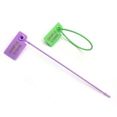 1.70 g / pc ABS US-PS170FL prueba de manipulación de plástico sello de seguridad etiqueta para prendas de vestir ropa zapatos