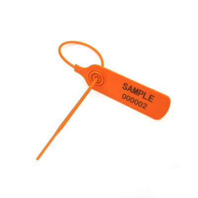 Etiqueta de sello de seguridad de 300 mm ajustada a la tirada para la seguridad del contenedor longitud total 300 mm