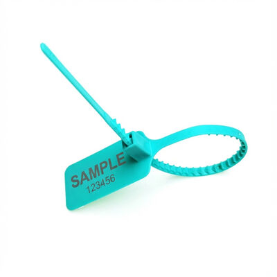 A prueba de manipulación de seguridad de bandera grande sello de plástico para la bolsa de equipaje área de marcado L 49.5 * W 30 mm